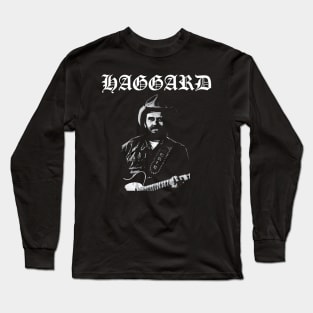 Merle Haggard Metal design Long Sleeve T-Shirt